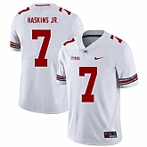Ohio State Buckeyes 7 Dwayne Haskins White Nike College Football Jersey Dzhi,baseball caps,new era cap wholesale,wholesale hats
